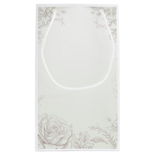 Arabisch Monogram Templet Klein Cadeauzakje (Achterkant)