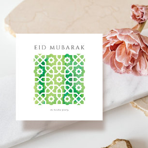 Arabisch motief Eid Mubarak kaart