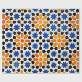 Arabisch mozaïek van tegels in Marokkaanse stijl, Cadeaupapier (Vlak)