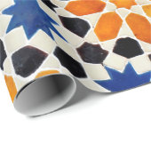 Arabisch mozaïek van tegels in Marokkaanse stijl, Cadeaupapier (Rol Hoek)