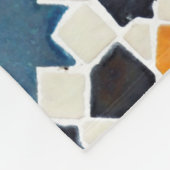 Arabisch mozaïek van tegels in Marokkaanse stijl,  Fleece Deken (Hoek)