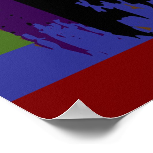 Arabisch Nacht - dansbomen Poster (Hoek)