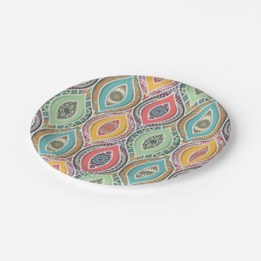 Arabisch nachtenthema Marokkaanse diner Papieren Bordje (Gekanteld)