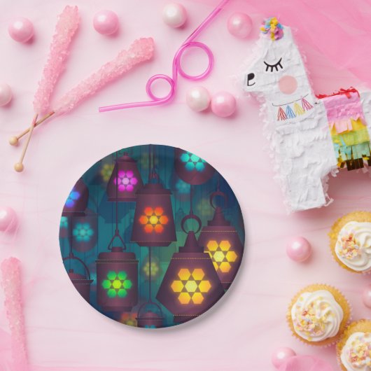 Arabisch nachtenthema Marokkaanse diner Papieren Bordje (Feest)