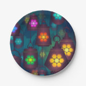 Arabisch nachtenthema Marokkaanse diner Papieren Bordje (Voorkant)