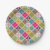 Arabisch nachtenthema Marokkaanse diner Papieren Bordje (Voorkant)