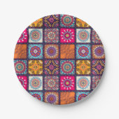 Arabisch nachtenthema Marokkaanse diner Papieren Bordje (Voorkant)