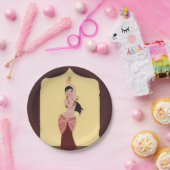 Arabisch nachtenthema Marokkaanse diner Papieren Bordje (Feest)