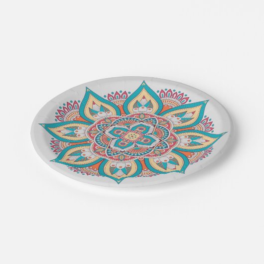 Arabisch nachtenthema Marokkaanse diner Papieren Bordje (Gekanteld)