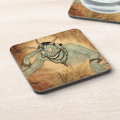 Arabisch Nights Genie van Edmund Dulac Bier Onderzetter (Linkerzijde)