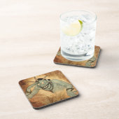 Arabisch Nights Genie van Edmund Dulac Bier Onderzetter (Rechterzijde)