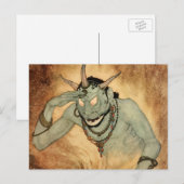 Arabisch Nights Genie van Edmund Dulac Briefkaart (Voorkant / Achterkant)