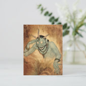 Arabisch Nights Genie van Edmund Dulac Kaart (Staand voorkant)