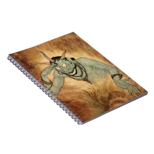 Arabisch Nights Genie van Edmund Dulac Notitieboek (Rechterzijde)