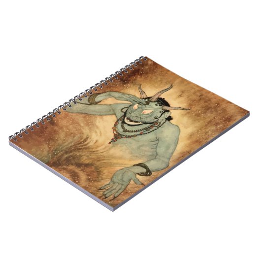 Arabisch Nights Genie van Edmund Dulac Notitieboek (Linkerzijde)