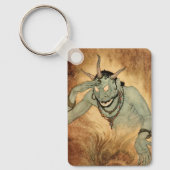 Arabisch Nights Genie van Edmund Dulac Sleutelhanger (Voorkant)