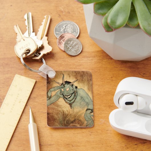 Arabisch Nights Genie van Edmund Dulac Sleutelhanger (Bureau)