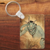 Arabisch Nights Genie van Edmund Dulac Sleutelhanger (Voorkant)