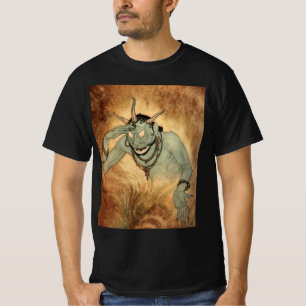 Arabisch Nights Genie van Edmund Dulac T-shirt
