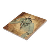 Arabisch Nights Genie van Edmund Dulac Tegeltje (Zijkant)