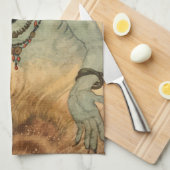 Arabisch Nights Genie van Edmund Dulac Theedoek (Quarter Fold)