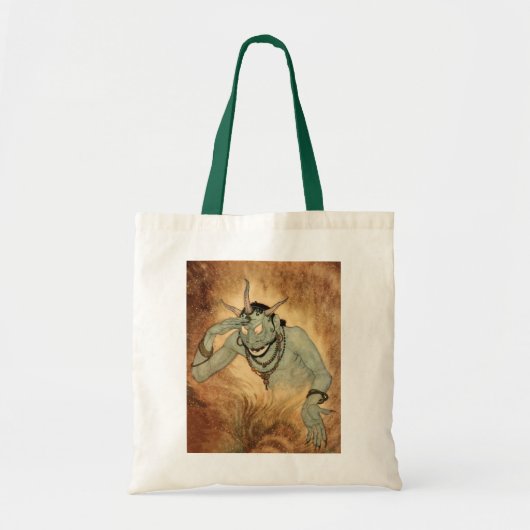 Arabisch Nights Genie van Edmund Dulac Tote Bag (Voorkant)
