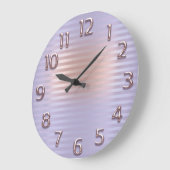 Arabisch nummer lijnt. Paars Roos Blush Grote Klok (Hoek)