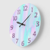 Arabisch nummer Roze holograaf Blauw deegsel Grote Klok (Hoek)