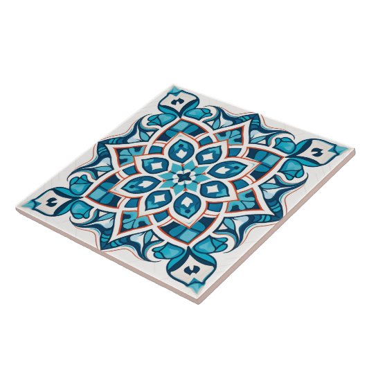 Arabisch ontwerp gestileerde thema tegeltje (Zijkant)