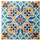 Arabisch ontwerp gestileerde thema tegeltje (Voorkant)