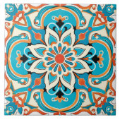 Arabisch ontwerp gestileerde thema tegeltje (Voorkant)