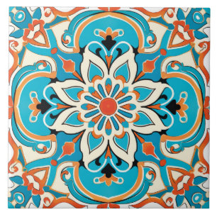 Arabisch ontwerp gestileerde thema tegeltje