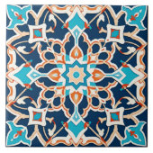 Arabisch ontwerp gestileerde thema tegeltje (Voorkant)
