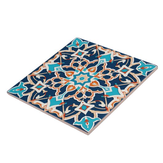 Arabisch ontwerp gestileerde thema tegeltje (Zijkant)