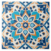 Arabisch ontwerp gestileerde thema tegeltje (Voorkant)