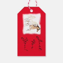 Arabisch Paard Gift Labels Cadeaulabel