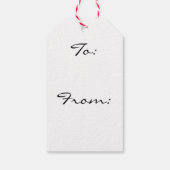 Arabisch Paard Gift Labels Cadeaulabel (Achterkant)