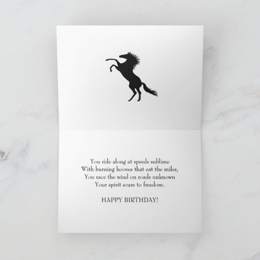 Arabisch Paard Kaart (Binnen)