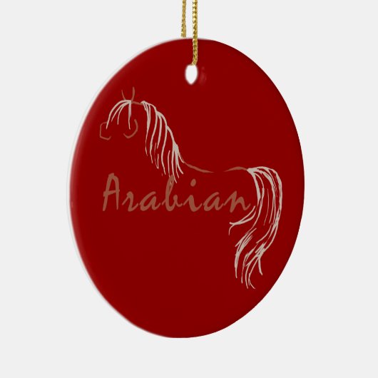 Arabisch paard keramisch ornament (Rechts)