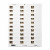 Arabisch Paard Label (Full Sheet)