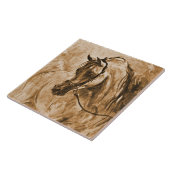 Arabisch paard links tegeltje (Zijkant)
