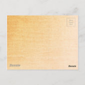 Arabisch paard met kastanjepuis briefkaart (Achterkant)