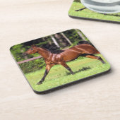 Arabisch paard met vlucht 2 onderzetter (Linkerzijde)