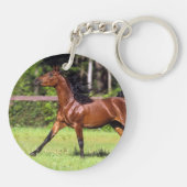 Arabisch paard met vlucht 2 sleutelhanger (Achterkant)