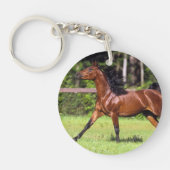 Arabisch paard met vlucht 2 sleutelhanger (Voorkant)
