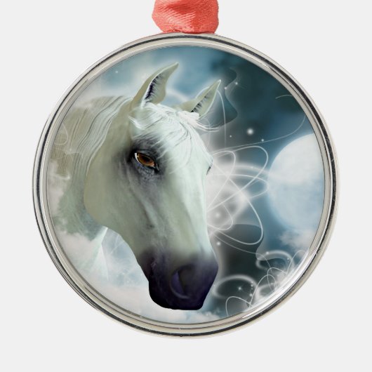 Arabisch paard metalen ornament (Voorkant)