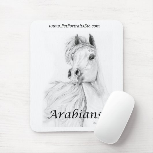Arabisch paard muismat (Met muis)