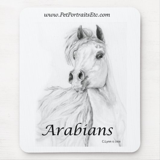 Arabisch paard muismat (Voorkant)