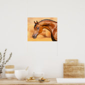 Arabisch paard poster (Keuken)