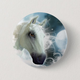 Arabisch paard ronde button 5,7 cm